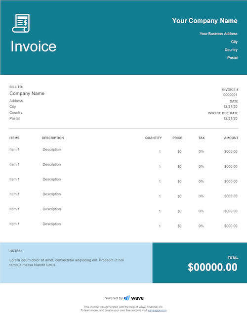 Detail Logistics Invoice Template Nomer 45