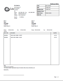 Detail Logistics Invoice Template Nomer 8