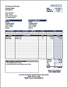 Detail Logistics Invoice Template Nomer 10