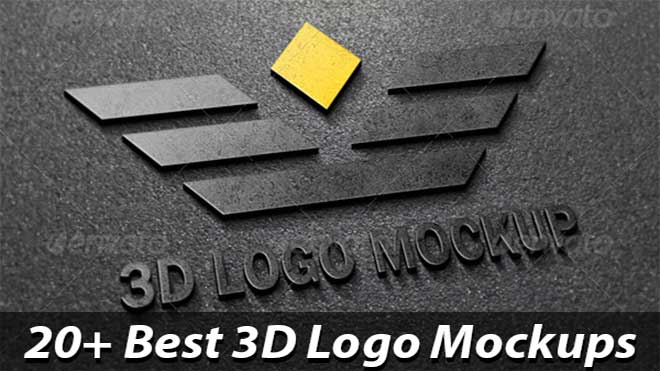 Detail Logo 3d Photoshop Template Nomer 22