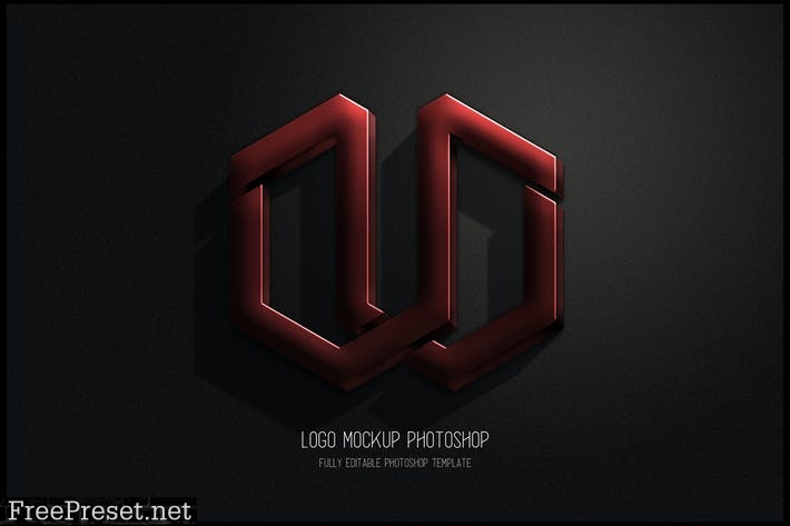 Detail Logo 3d Photoshop Template Nomer 33