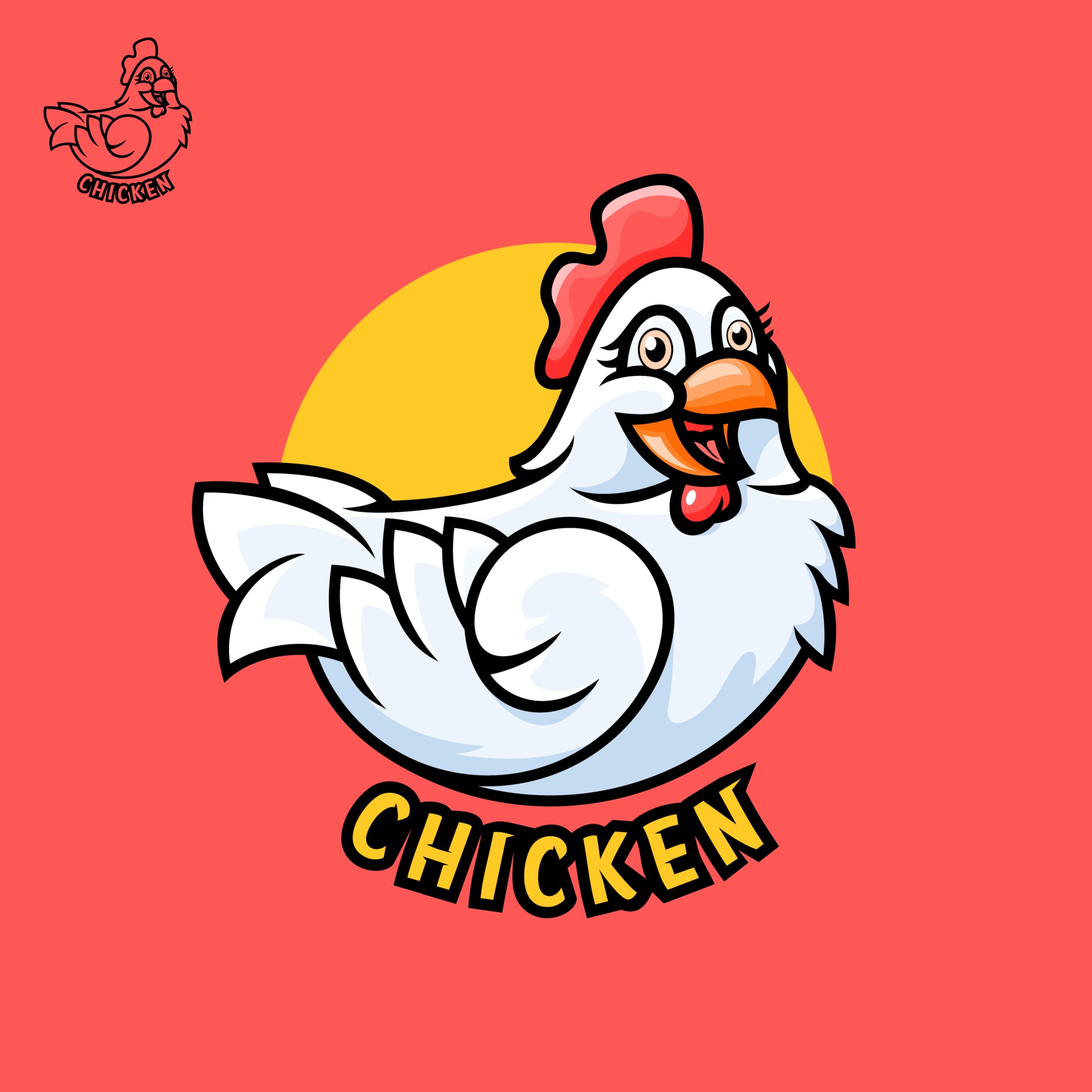 Detail Logo Ayam Chicken Nomer 29