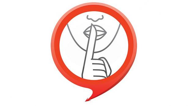 Detail Logo Dilarang Berbicara Nomer 6