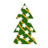 Detail Abstract Christmas Tree Vector Nomer 8