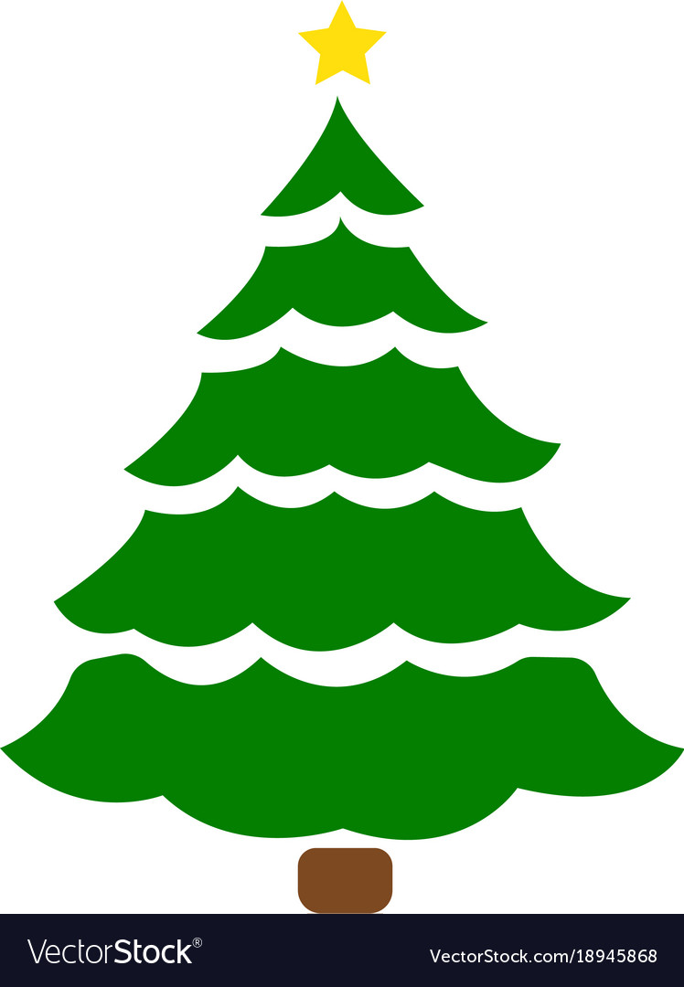 Detail Abstract Christmas Tree Vector Nomer 10