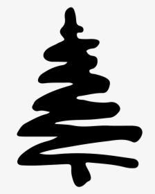 Detail Abstract Christmas Tree Vector Nomer 16