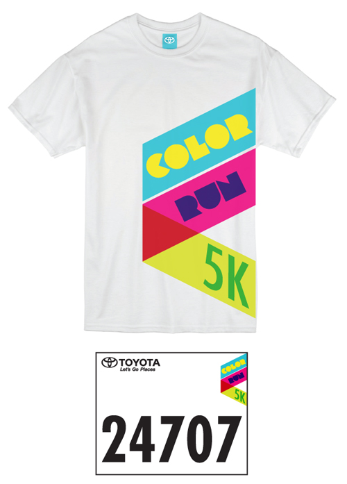 Color Run T Shirt - KibrisPDR