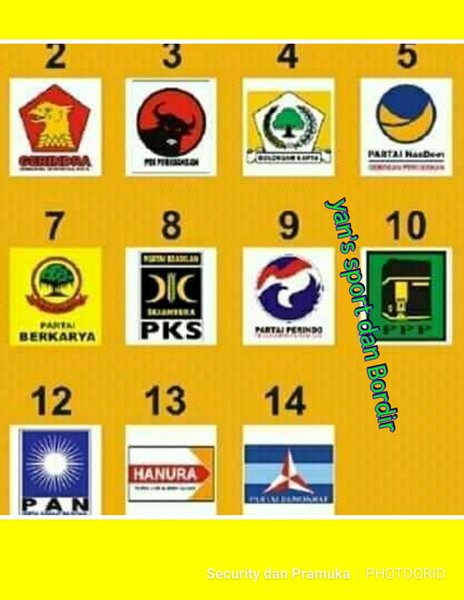 Detail Download Logo Partai Di Indonesia Nomer 45