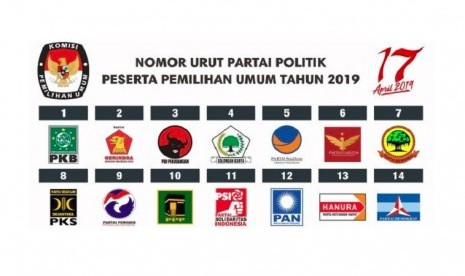 Detail Download Logo Partai Politik 2019 Nomer 4