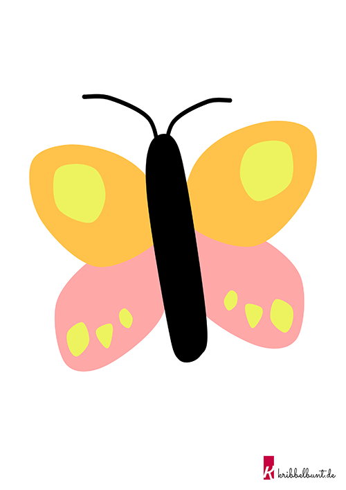 Detail Schmetterlinge Zum Ausdrucken Bunt Nomer 8