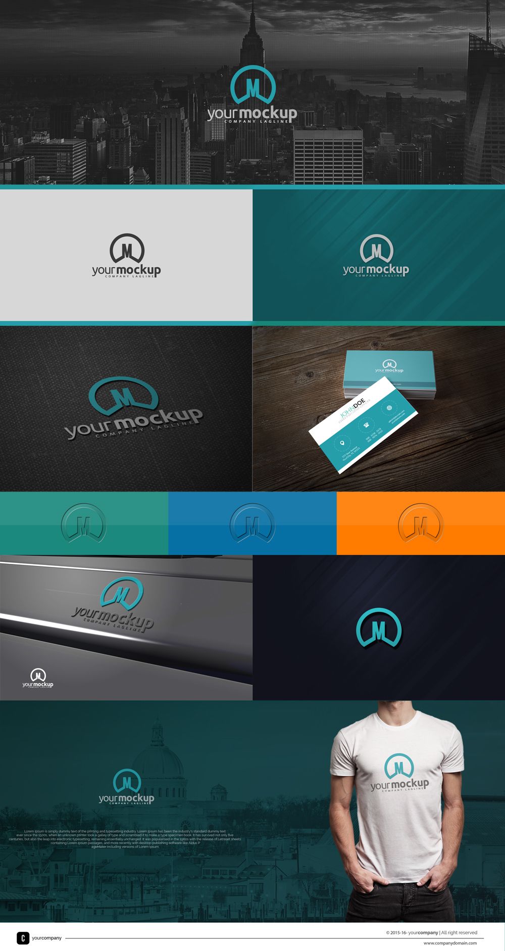 Detail Logo Presentation Template Nomer 18