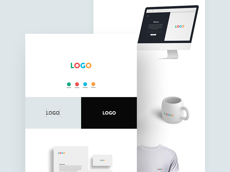 Detail Logo Presentation Template Nomer 32