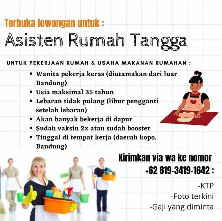 Detail Loker Untuk Ibu Rumah Tangga Nomer 41