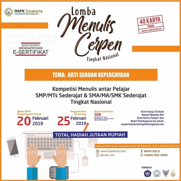 Detail Lomba Menulis Puisi Online 2019 Nomer 45