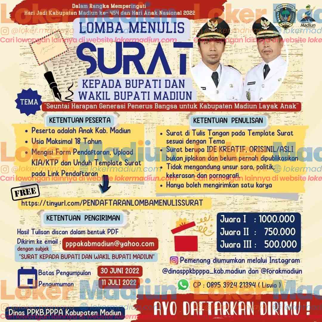 Detail Lomba Menulis Surat Untuk Bupati Nomer 24