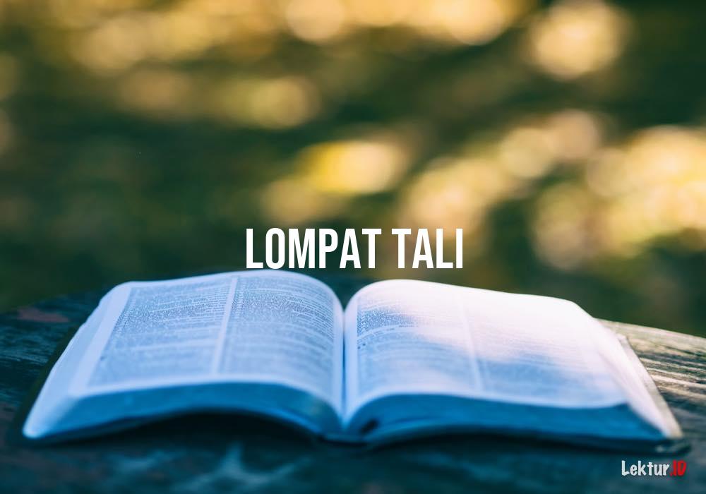 Detail Lompat Tali Bahasa Inggris Nomer 47