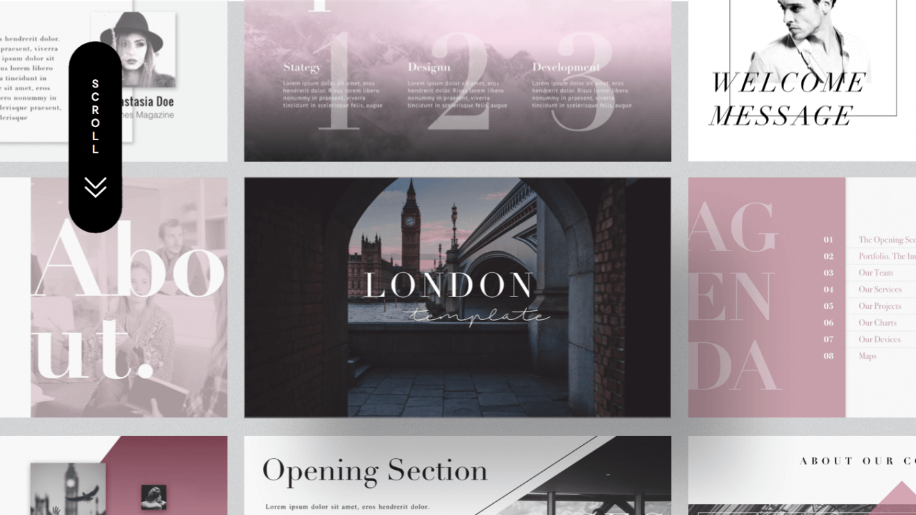 Detail London Template Powerpoint Nomer 12