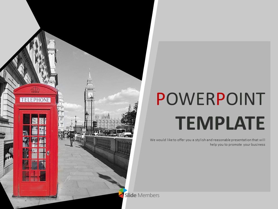 Detail London Template Powerpoint Nomer 13