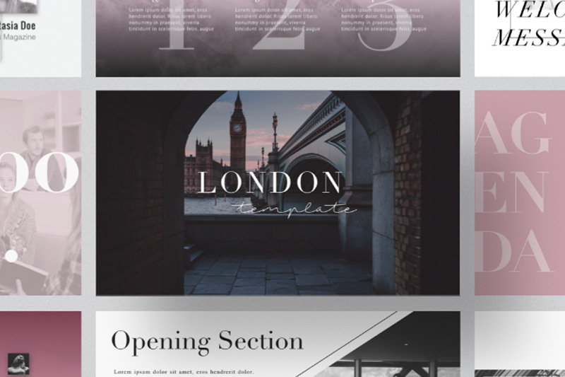 Detail London Template Powerpoint Nomer 3