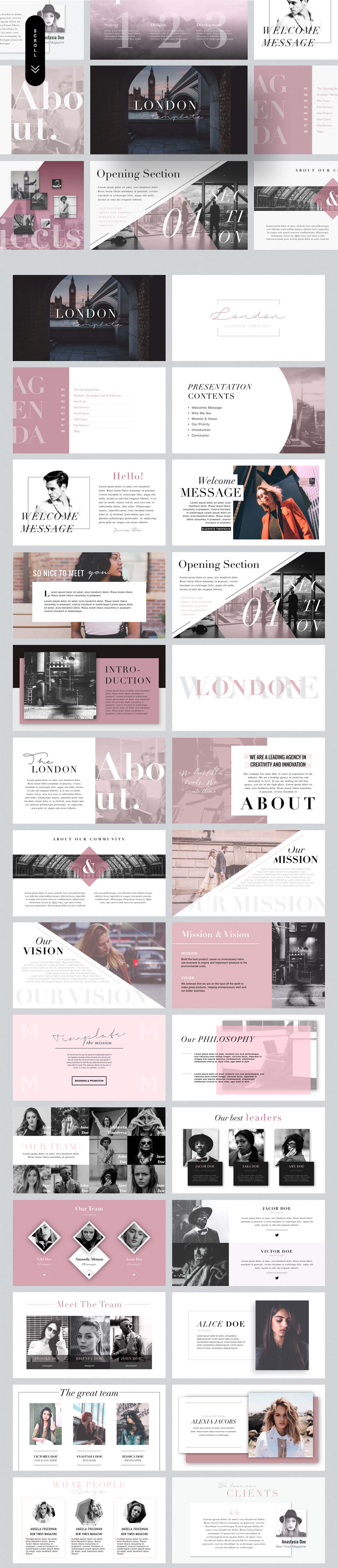 Detail London Template Powerpoint Nomer 31