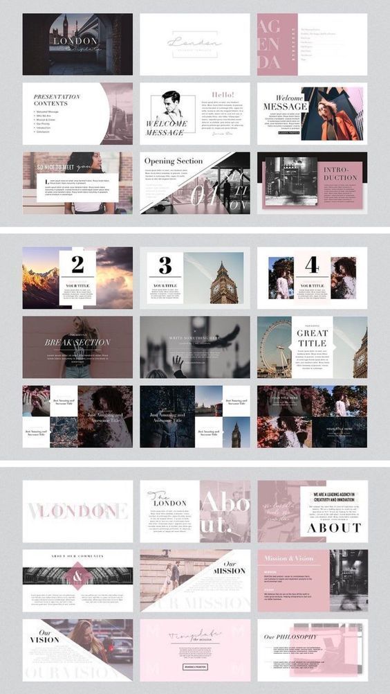 Detail London Template Powerpoint Nomer 34