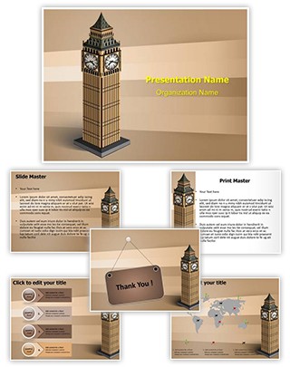 Detail London Template Powerpoint Nomer 45