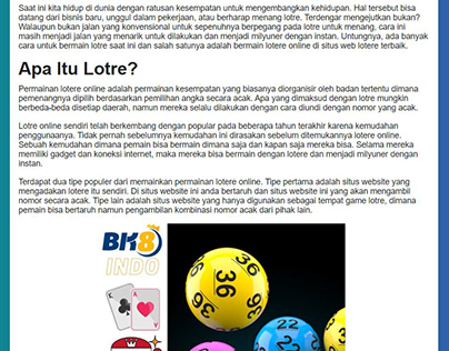 Detail Lotre Online Gratis Indonesia Nomer 25
