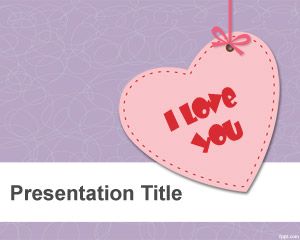 Detail Love Presentation Template Nomer 12