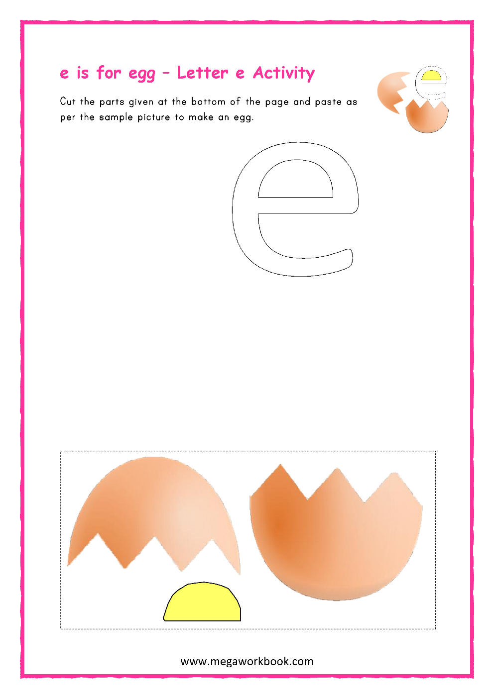 Detail Lowercase E Template Nomer 11