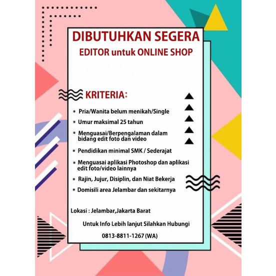 Detail Lowongan Admin Online Shop Kerja Di Rumah Nomer 43