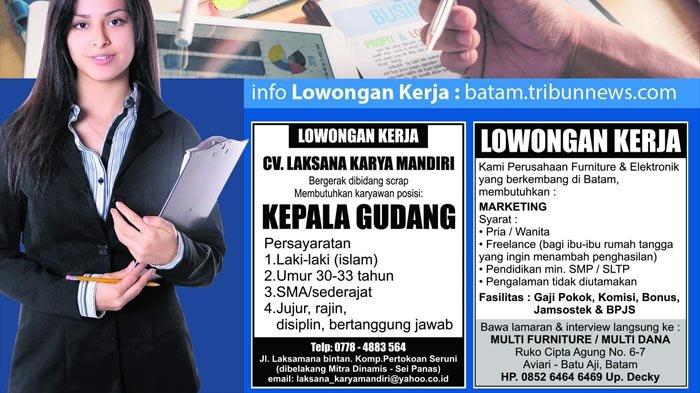 Detail Lowongan Kerja 2018 Untuk Ibu Rumah Tangga Nomer 12