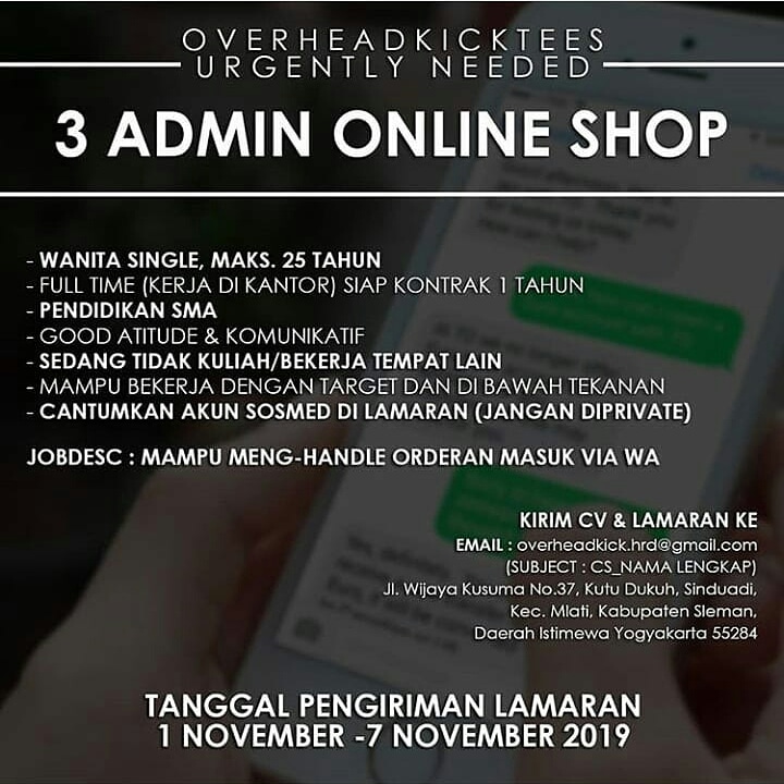 Detail Lowongan Kerja Admin Online Di Rumah Nomer 17