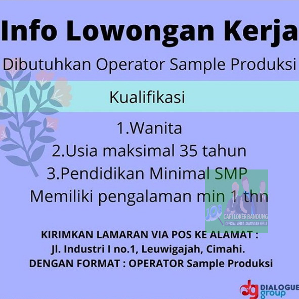 Detail Lowongan Kerja Untuk Ibu Rumah Tangga Di Cimahi Nomer 11