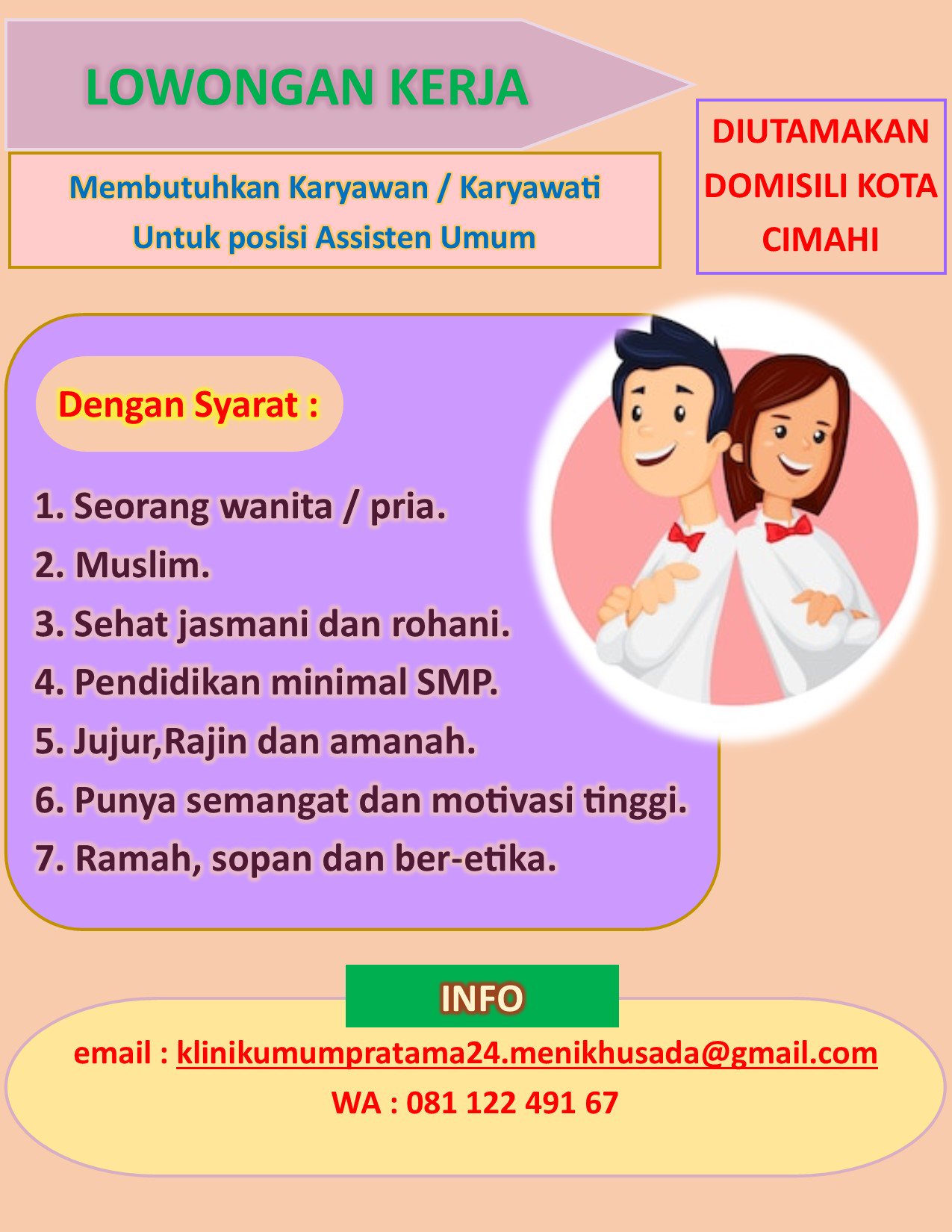 Detail Lowongan Kerja Untuk Ibu Rumah Tangga Di Cimahi Nomer 35