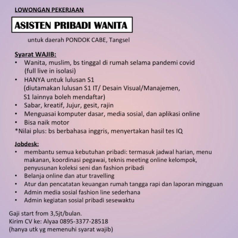 Lowongan Kerja Untuk Ibu Rumah Tangga Di Jakarta Timur - KibrisPDR