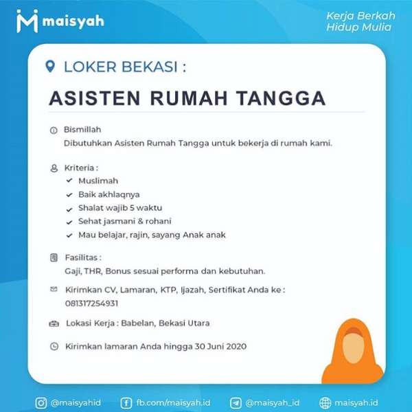 Lowongan Kerja Untuk Ibu Rumah Tangga Terbaru - KibrisPDR