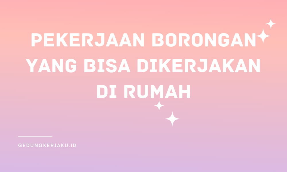 Detail Lowongan Pekerjaan Sampingan Untuk Ibu Rumah Tangga Nomer 11