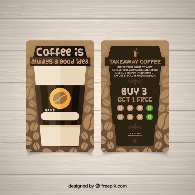 Detail Loyalty Card Template Psd Free Nomer 13