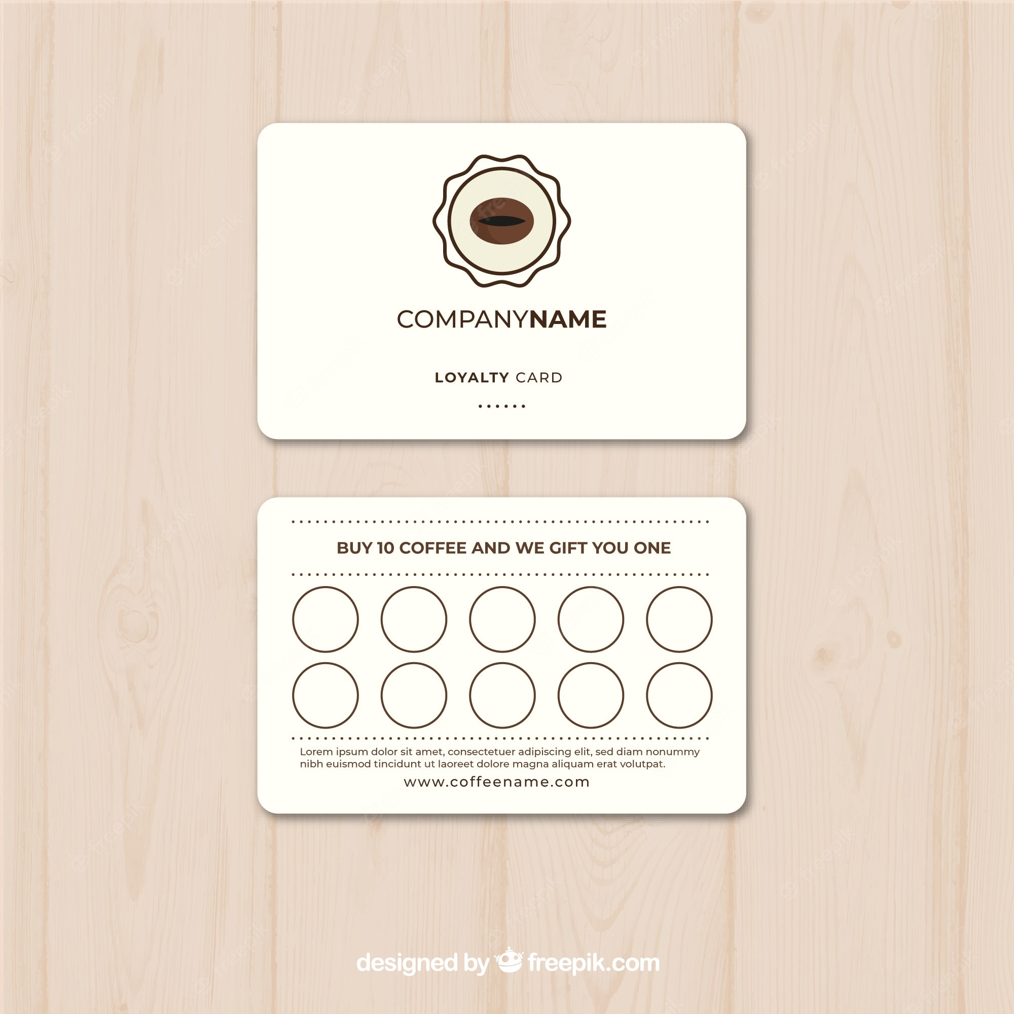 Detail Loyalty Card Template Psd Free Nomer 6