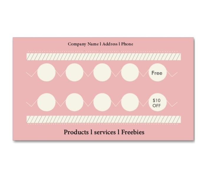 Detail Loyalty Card Template Psd Free Nomer 53