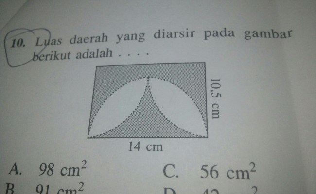 Detail Luas Daerah Yang Diarsir Pada Gambar Adalah Nomer 47