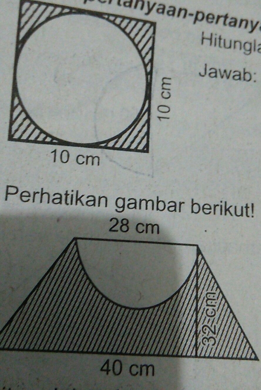 Detail Luas Daerah Yang Diarsir Pada Gambar Adalah Nomer 8