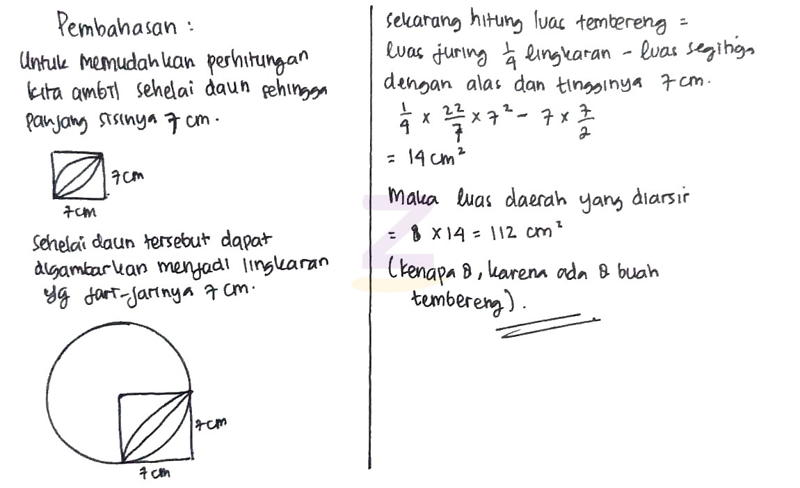 Detail Luas Daerah Yg Diarsir Pada Gambar Di Samping Adalah Nomer 14