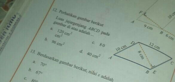 Detail Luas Jajargenjang Abcd Pada Gambar Diatas Adalah Nomer 48