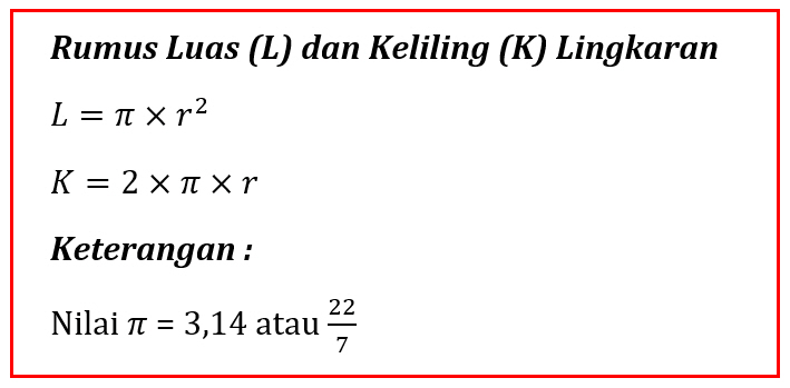 Detail Luas Lingkaran Pada Gambar Adalah Nomer 50