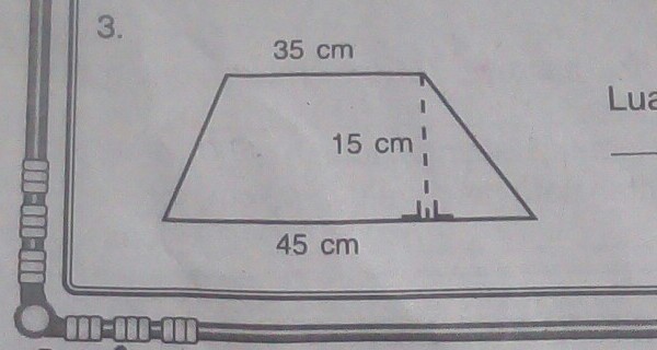 Detail Luas Trapesium Pada Gambar Di Samping Adalah Nomer 11