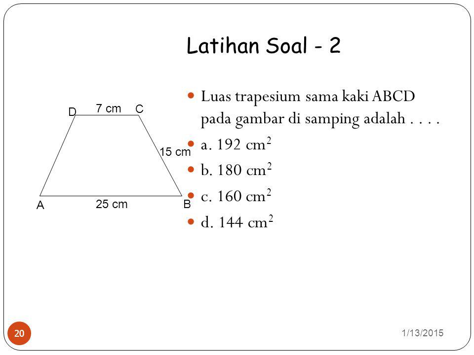 Detail Luas Trapesium Pada Gambar Di Samping Adalah Nomer 35