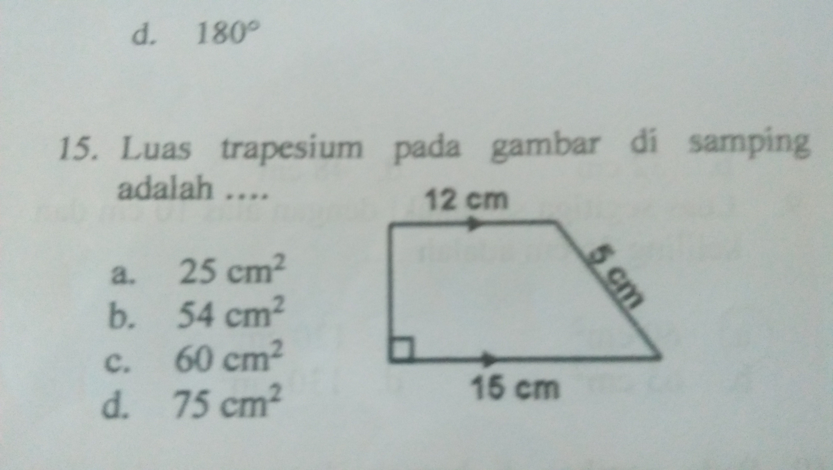 Detail Luas Trapesium Pada Gambar Di Samping Adalah Nomer 6