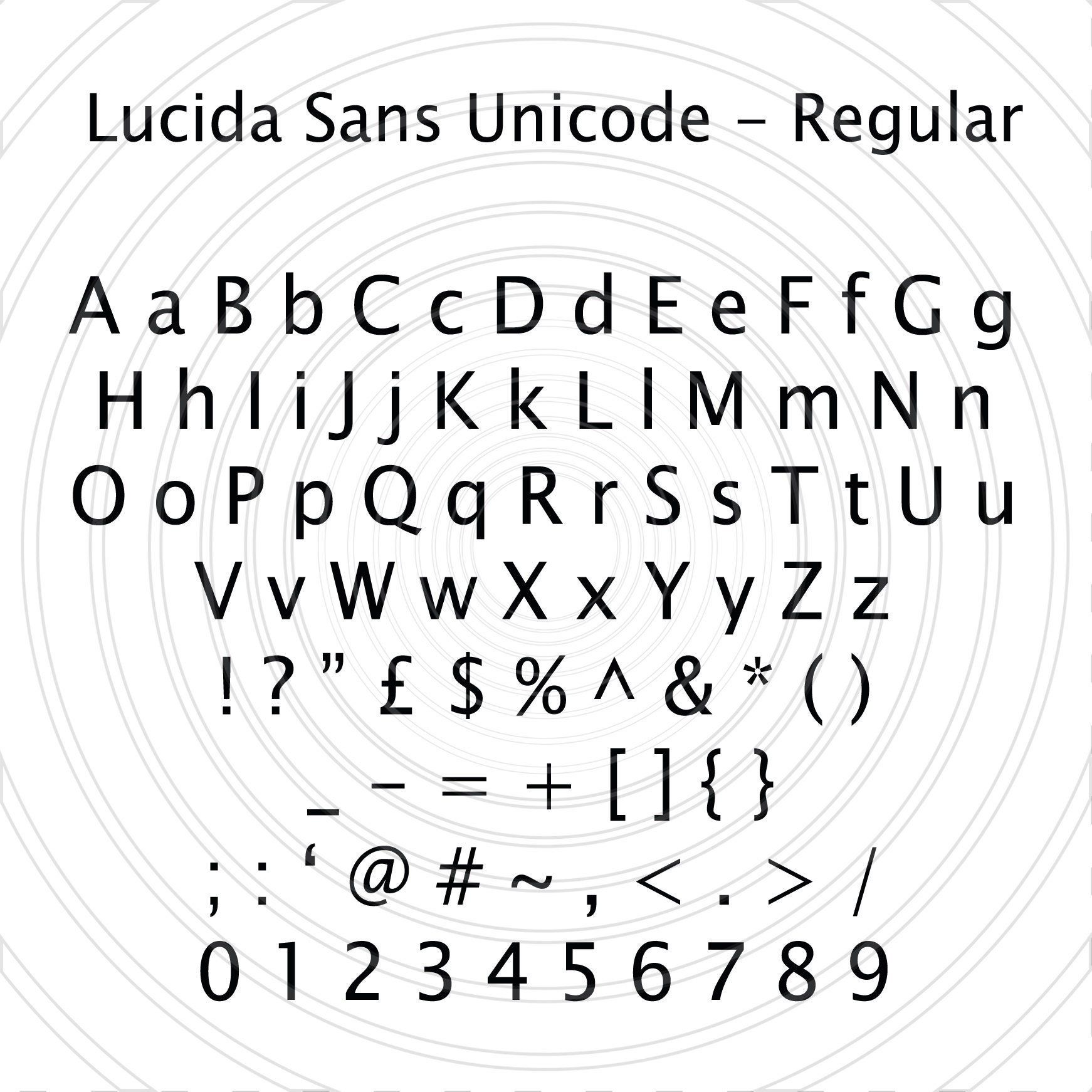 Detail Lucida Sans Unicode Download Nomer 17