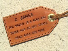 Detail Luggage Tag Quotes Nomer 18